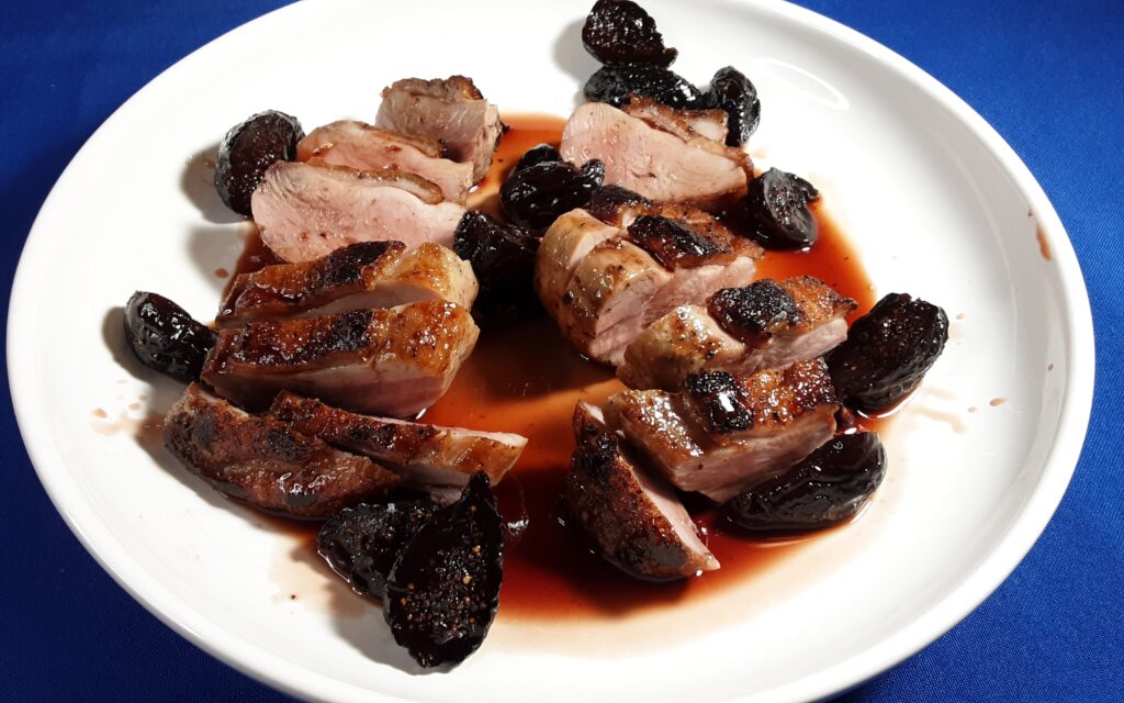 Duck Breast Port Wine Fig Sauce - Meats-Beets-Bubbles